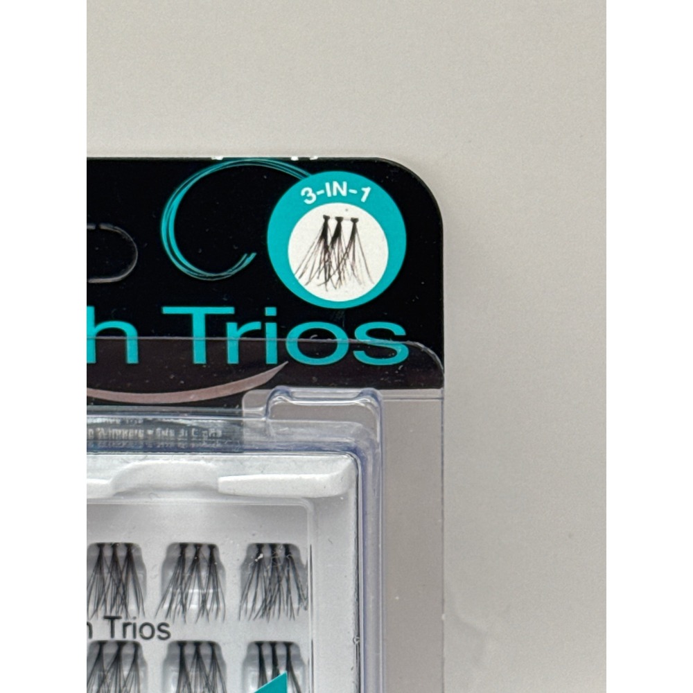 Ardell Soft Touch Trios Black Individual False Eyelashes Short & Medium 2 Packs - Picture 3 of 6